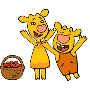 Оранжевая корова